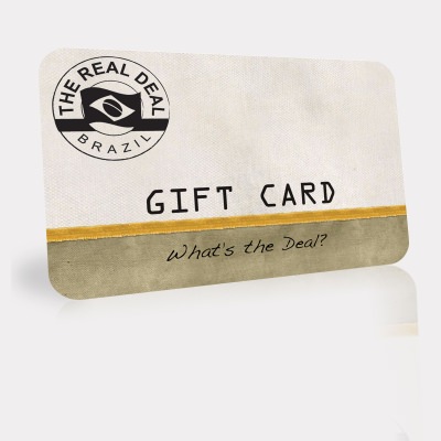 Real Deal Brazil Gift Card, The Real Deal: Made In Brazil, SKU: GIFT-CARD-RDB
