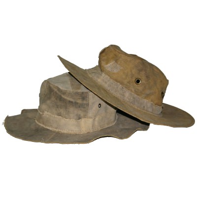 Floppy Travel Hat & Original Real Deal Tarp Hat Combo